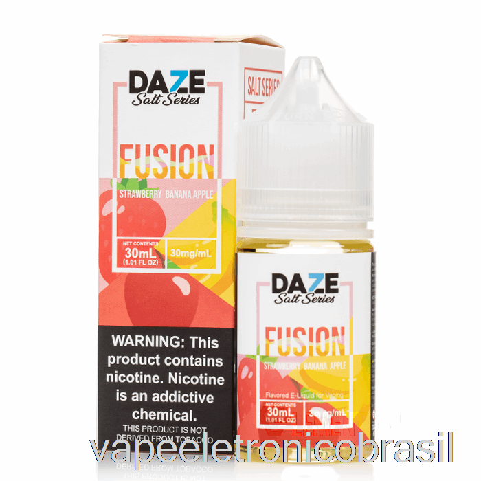 Vape Vaporesso Morango Banana Maçã - 7 Daze Sais - 30ml 50mg